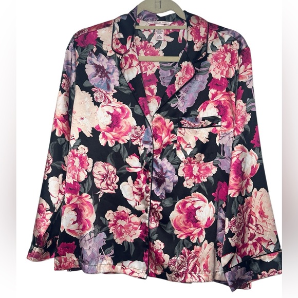 Victoria's Secret Women's 2 Piece Floral Pajama Set Size Medium EUC! - Picture 2 of 7